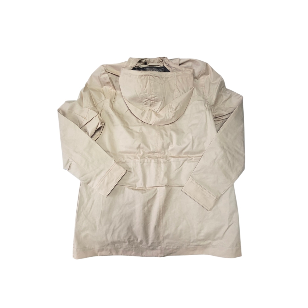 Women's Hunter Rain Jacket Water Resistant Cotton Smock Black Size M NWT - Picture 4 of 7